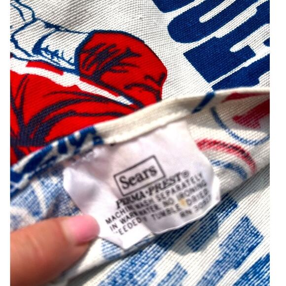 Vintage Sears 70s NFL Team Football Logos Pillow Sham | Standard - Picture 9 of 11